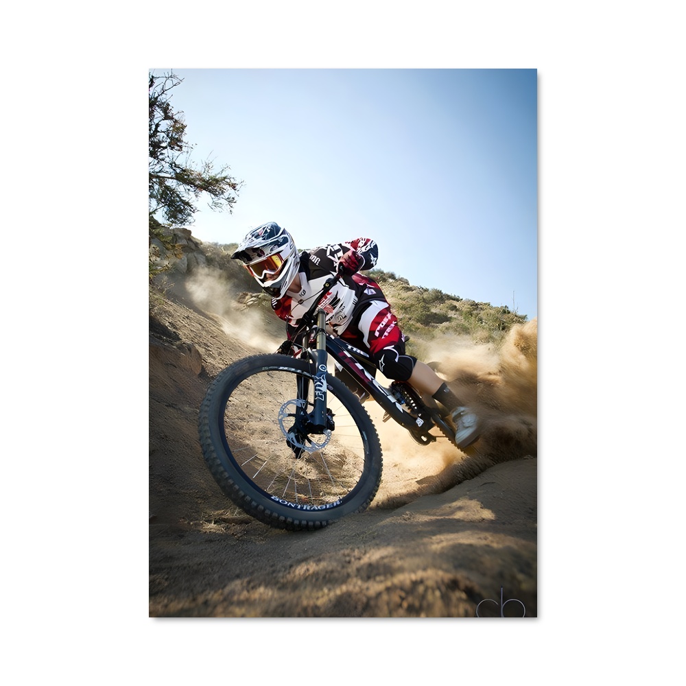 Poster Montée Sauvage – affiche Cyclisme